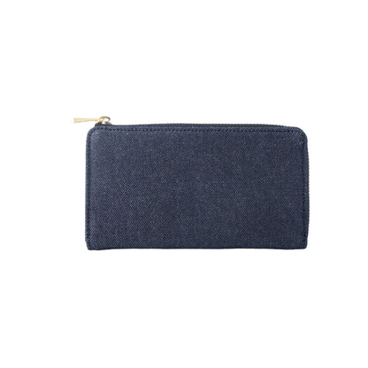 小さい長財布 TIDY2.0 岡山デニム l字ファスナー REAR