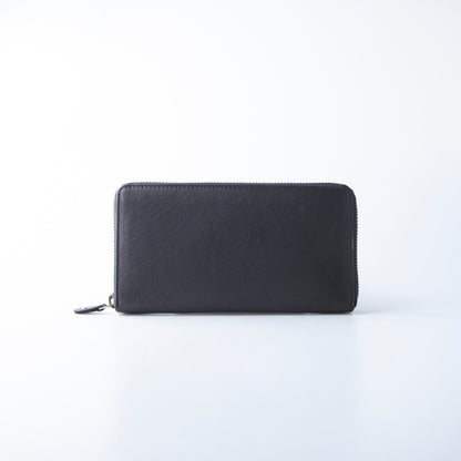 長財布 ラウンドファスナー 本革 Mollis