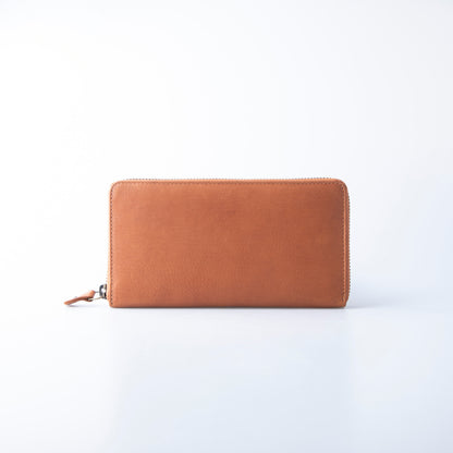 長財布 ラウンドファスナー 本革 Mollis