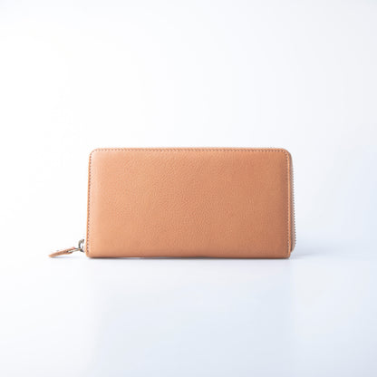 長財布 ラウンドファスナー 本革 Mollis