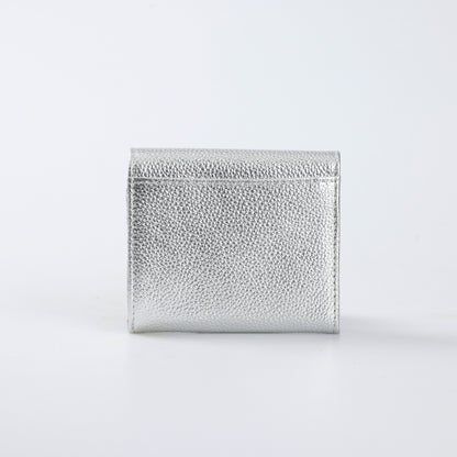 二つ折り財布 FOLIO Lumina メタリック 財布 コンパクト Hallelujah