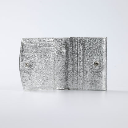 二つ折り財布 FOLIO Lumina メタリック 財布 コンパクト Hallelujah