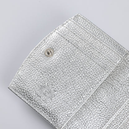 二つ折り財布 FOLIO Lumina メタリック 財布 コンパクト Hallelujah