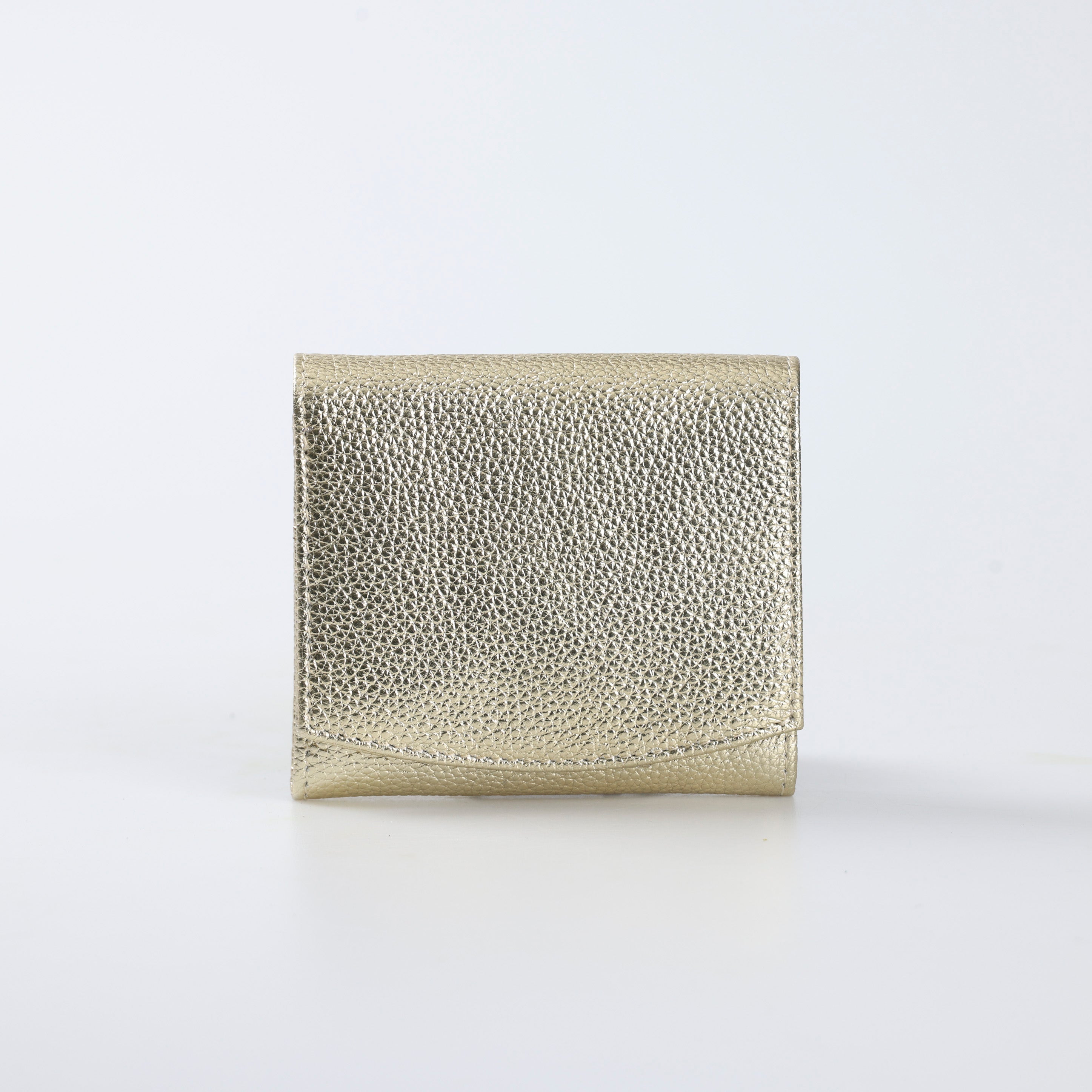 二つ折り財布 FOLIO Lumina メタリック 財布 コンパクト Hallelujah