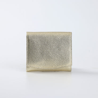 二つ折り財布 FOLIO Lumina メタリック 財布 コンパクト Hallelujah