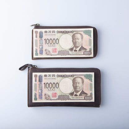 TIDY SLIM 最薄 高機能 L字ファスナー 長財布  Hallelujah