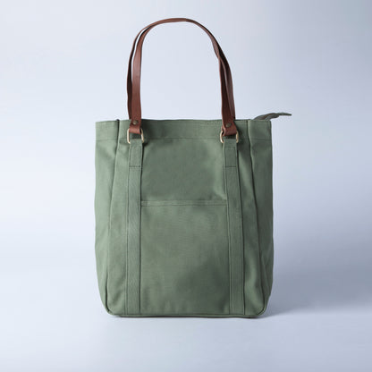 トートバッグ キャンバス 2Way 栃木レザー MANO