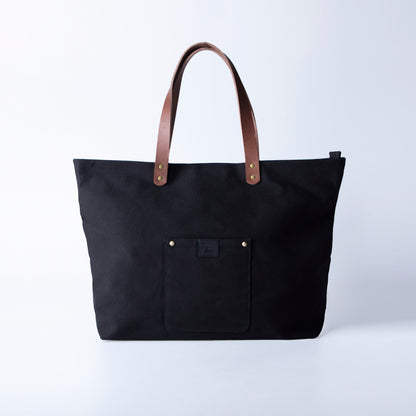 トートバッグ キャンバス 栃木レザー MANO