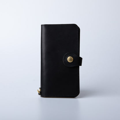 ブラックのスマホケース