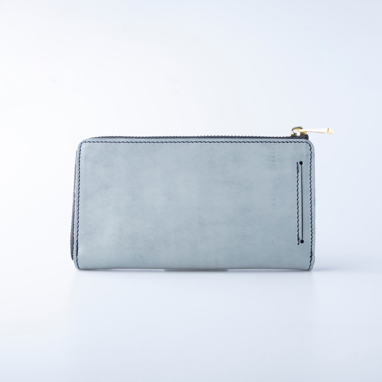 ホワイトワックス TIDY2.0 小さい長財布 栃木レザー L字ファスナー MANO