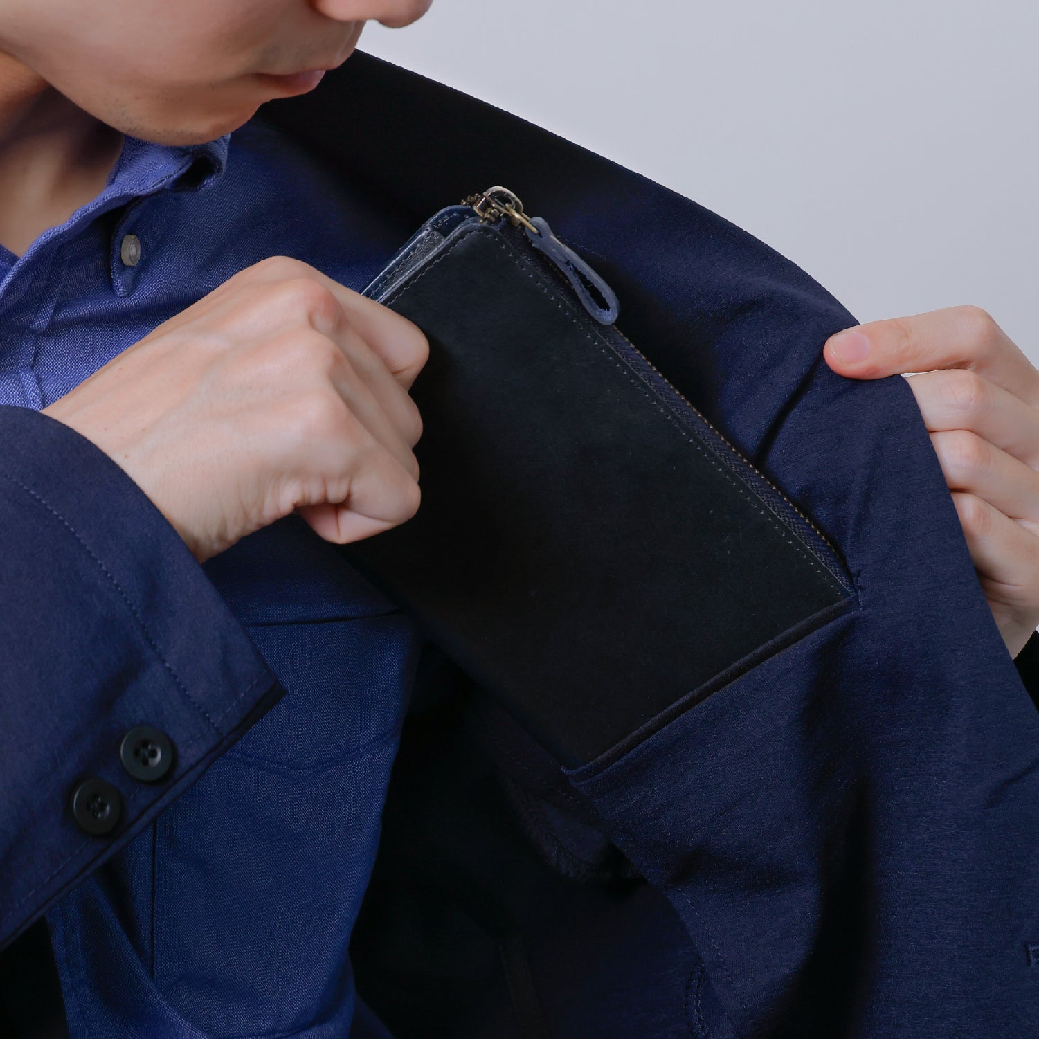 小さい長財布 TIDY2.0 L字ファスナー 長財布 KUMORIYA