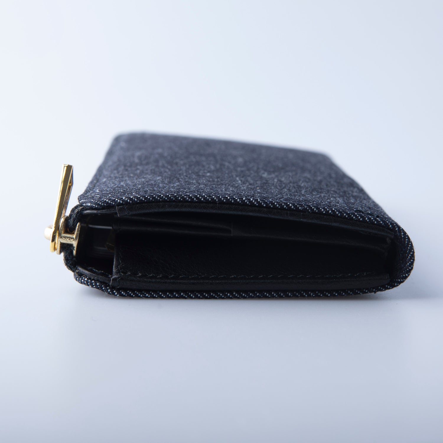 小さい長財布 TIDY2.0 岡山デニム l字ファスナー REAR