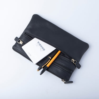 YUTAKURA ショルダーバッグ エンボスレザー Emmel